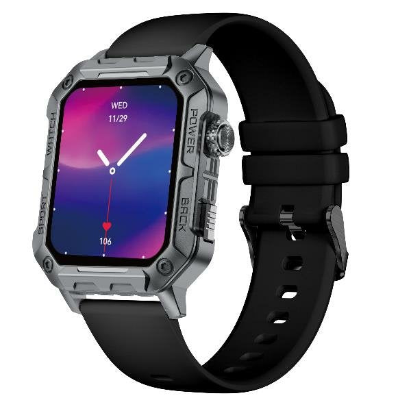 Nilox Smartwatch Nxswtrailwatch (1.91) Digital 320 X 385 Pixels Screen Touchscreen Steel Inoxidable
