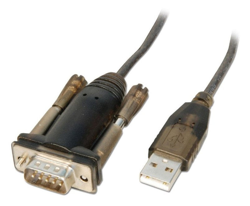Lindy 42855 Cable Serie DB9 1,5M USB Type a Grey Transparent