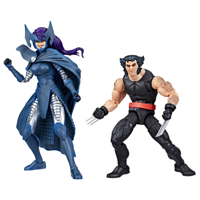 Hasbro Set Figuras Marvel Legends Series Wolverine & Lady Psylocke — image 1