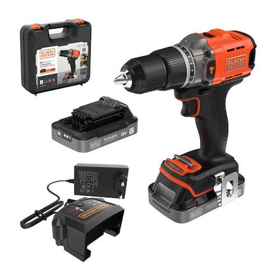 Drill Impacto Wireless Negro&decker 18V 2 X 2AH. Kof BCD383D2XK — image 1