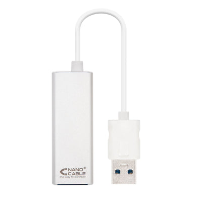 Nanocable Converter USB 3.0A Ethernet Gigabit 10/100/1000Mbps - 15CM - Aluminium — image 1