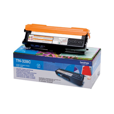 Brother Genuine Toner TN328C Cyan TN-328C — image 1