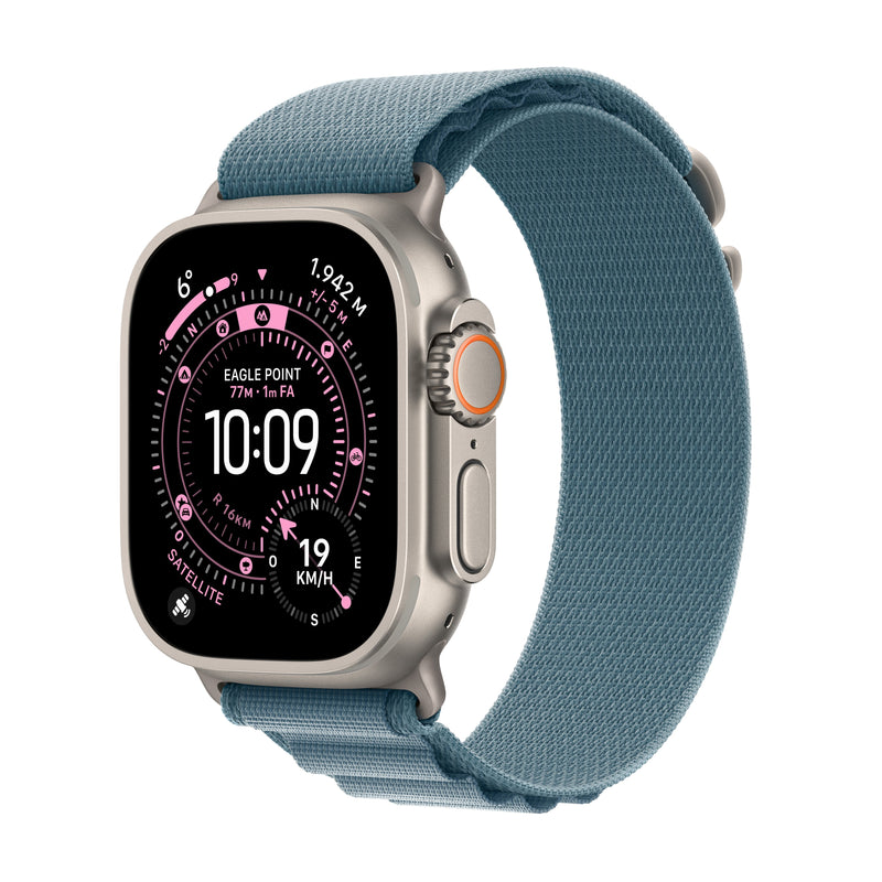 Apple Watch Watch Ultra 3 (2025) LTE 49MM Titanium Case With Alpine Loop Medium - Blue
