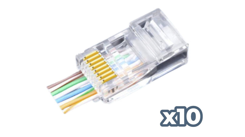 Pashak Connector RJ45 CAT.6 UTP AWG23 (pack 100)