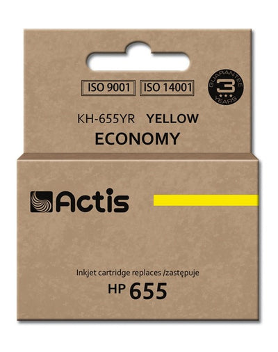 Actis Ink KH-655YR Spare Part HP 655 CZ112AE - Standard - 12ML - Yellow — image 1