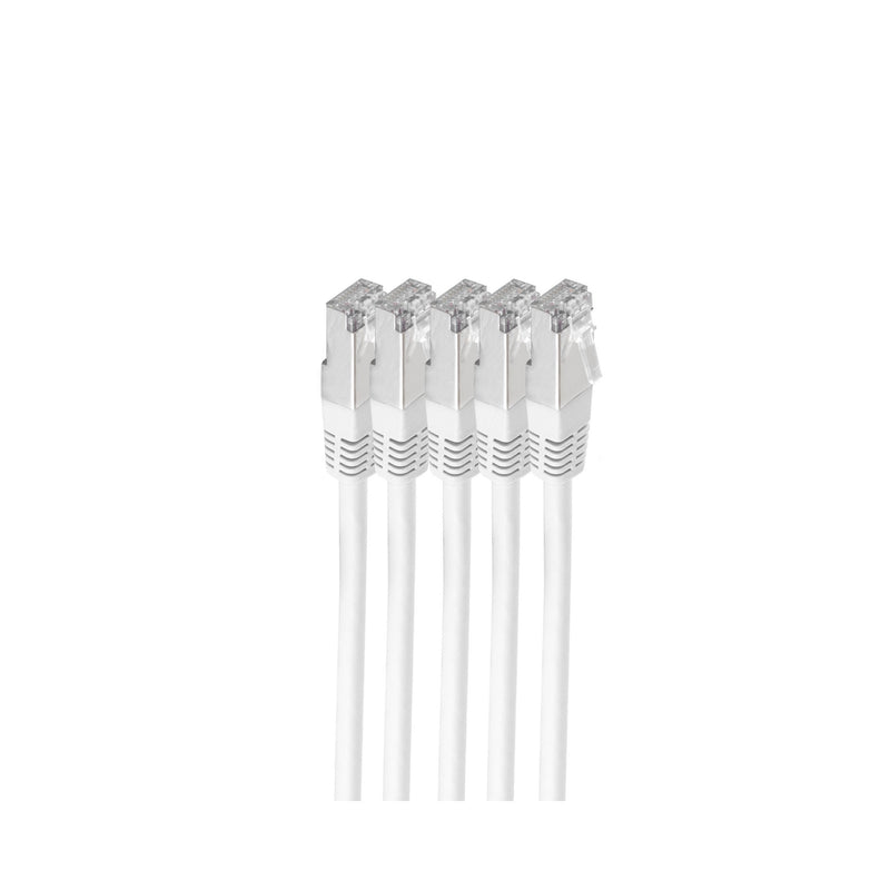 Shiverpeaks Network Cable CAT.6 S/FTP Lszh VE5 White 0,25M