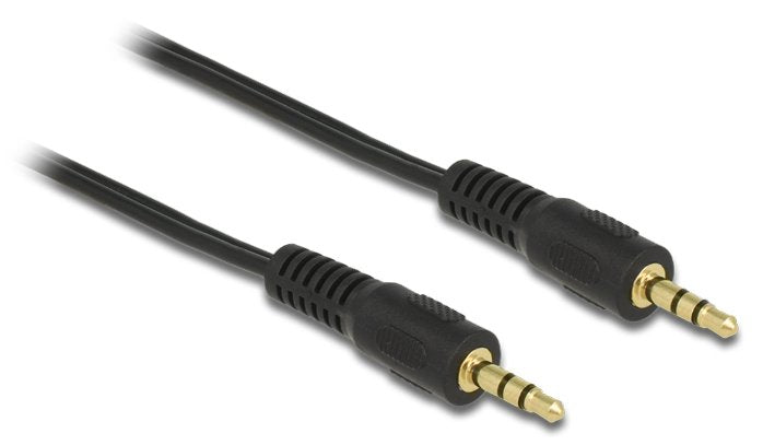 Delock Cable Audio Jack 3.5MM M/M 2.50M Black