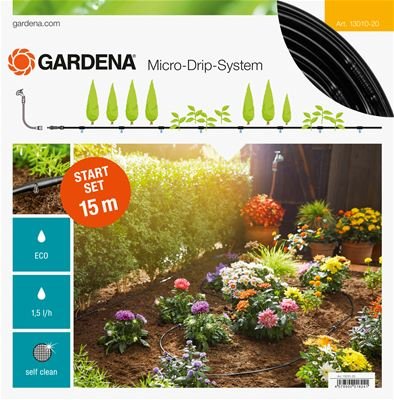 Gardena Micro-drip-system Starter Set Randen S 13010-20, 15M, Black — image 1