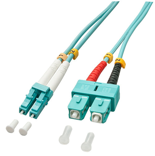 Lindy Cable Dúplex Fibre Optic Lc/Sc OM3 2M 50/125ÆM Multimode — image 1