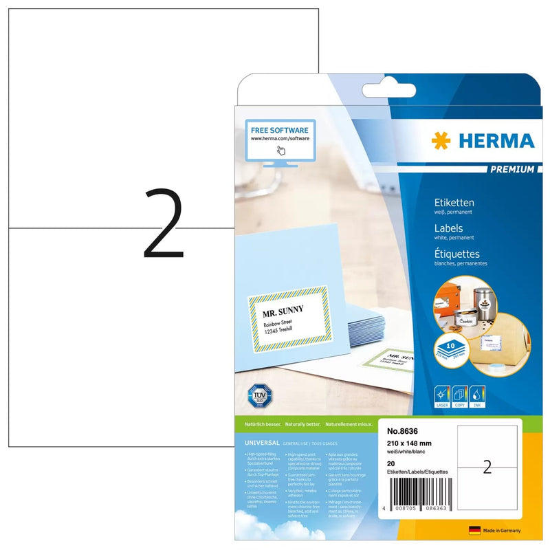 Herma 8636 Label Printer Self-adhesive