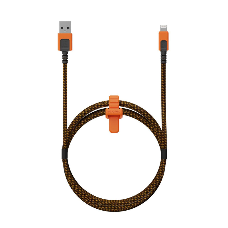 Xtorm Cable Xtreme USB-A a Lightning 1.5M Black/Orange