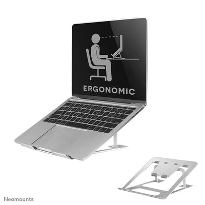 Newstar Stand Laptop Up To 17 Max. 10KG, Foldable Silver — image 1