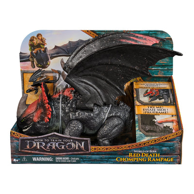 Spin Master Cómo Entrenar a Tu Dragón: Figure Dragón Red Muerte And Minifigura Toy Without Teeth 6072650 — image 1