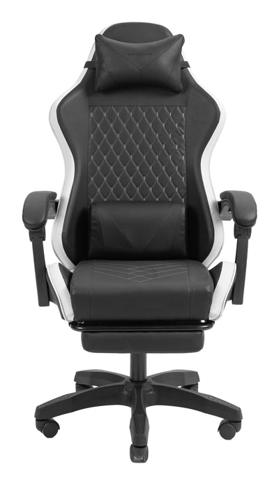 Mars Gaming Chair Gamer Mgcxbbl Black And White Reclinable Reposabrazos Adjustable Reposapies Cojines — image 1