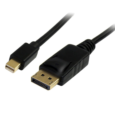StarTech Cable Adapter Mini DisplayPort a DisplayPort 4K M/M 3M Black MDP2DPMM3M — image 1