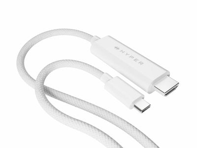 Cable Hyper 4K USB-C a HDMI - White — image 1