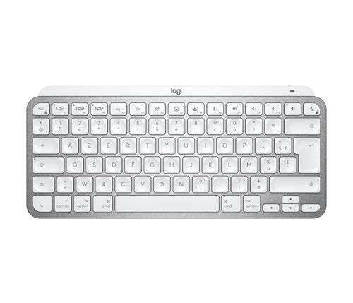 Logitech Keyboard French Mx Keys Mini For Mac Minimalist Wireless Illuminated Keyboard Bluetooth Azerty Grey — image 1