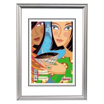 Hama Frame Plastic Madrid Silver 13X18 66496