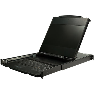 StarTech.com Console KVM Double Carril HD 1080P Rack Servers Keyboard QWERTY KVM 1 Port DVI/VGA With Monitor L — image 1