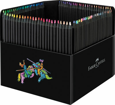 Faber Castell Black Edition Case Carton With Stand 100 Pencils Colours — image 1