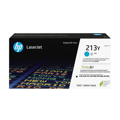 HP Toner Genuine 213Y Cyan W2131Y — image 1