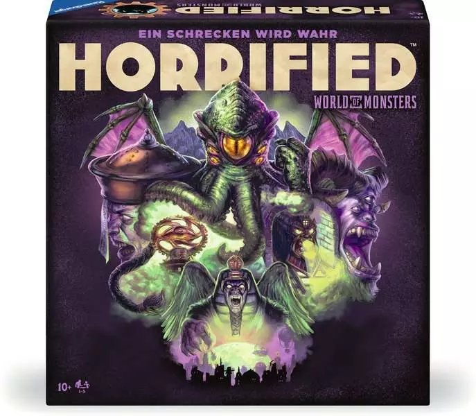 Ravensburger Horrified World Of Monsters, Juego de mesa 22892