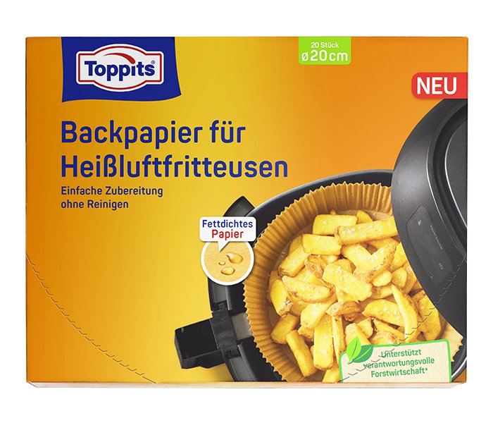 Melitta Toppits Backpapier Airfryer (ø 20CM)