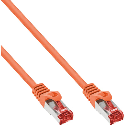 Inline Network Cable S/FTP Pimf CAT.6 250MHZ Pvc Cobre Orange 2M — image 1