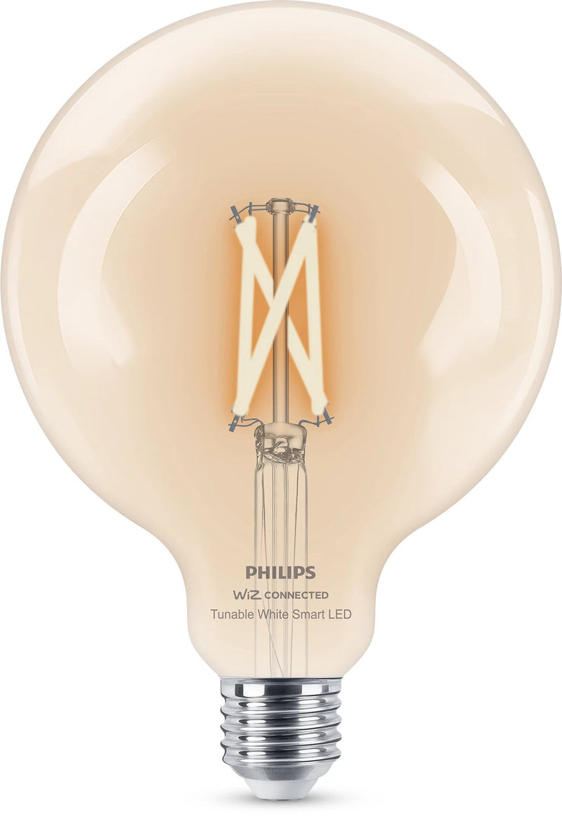 Philips Smart Filament E27 G125 7W (60W), Ww-cw