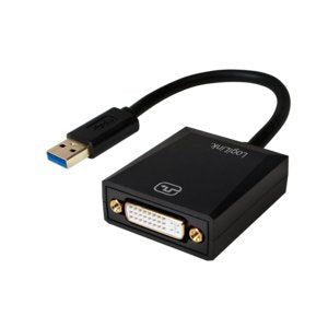 Logilink UA0232 Adapter USB Cable 3.0 DVI Black — image 1