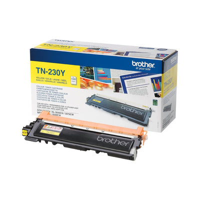 Brother Genuine Toner TN230Y Yellow TN-230Y — image 1