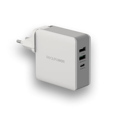 Realpower Wall Charger Travel DESKCHARGE-65 — image 1