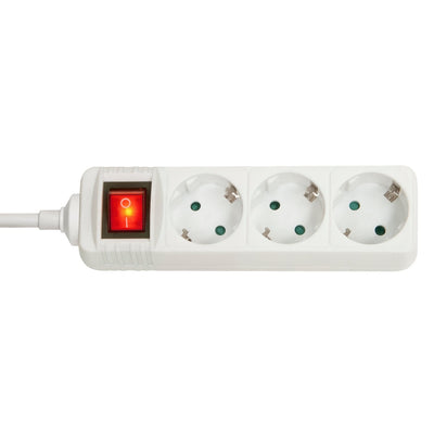 Lindy 73101 Power Strip Power Extension 3 AC Outlet(s) Indoor White — image 1