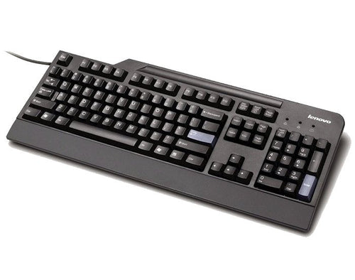 Lenovo Keyboard Spanish USB With Reader Smart Card Compatible Dni Electronic Black — image 1