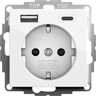 Gira Socket Power With USB Connection — image 1