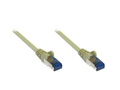Goodconnections Network Cable With Protector Pestaña, CAT.6A, S FTP, Pimf, Libre Halógenos, 500MHZ, Grey 10M, — image 1