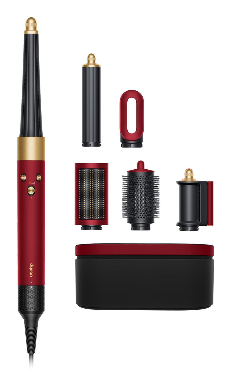 Dyson Airwrap Id Straight + Wavy Edition Limitada, Multistyler Red/Gold Bluetooth)