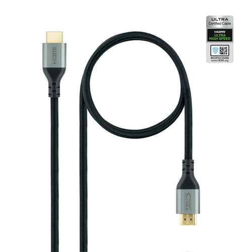 Nanocable HDMI Cable 2.1 Certificado Ultra Hs M-m 2M - Black — image 1