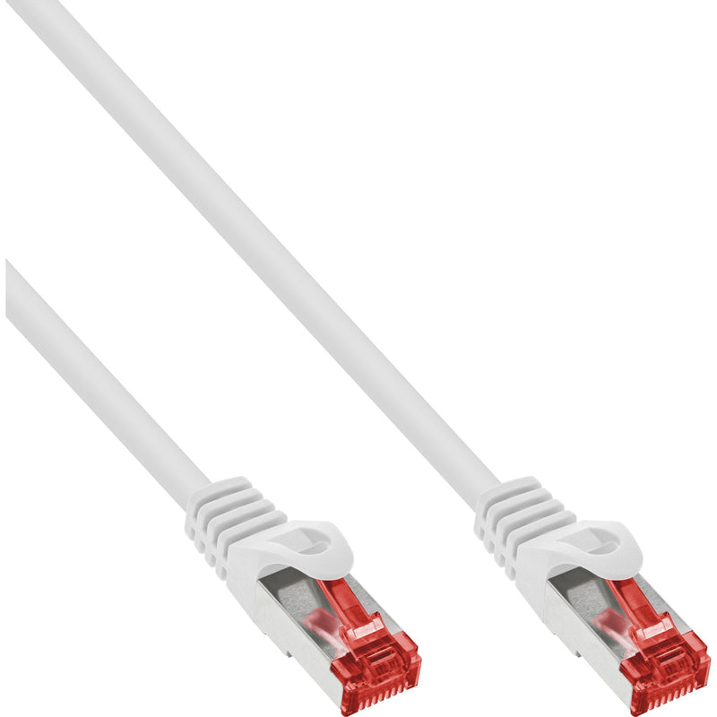 Inline 70 Pieces Bulk-pack Patch Cable S/FTP (pimf), CAT.6, 250MHZ, Pvc, Cca, White 1M