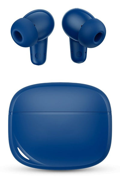 Spc Headphones Bluetooth Boost Buds With Case Charging Battery Life 7.5H Azules — image 1