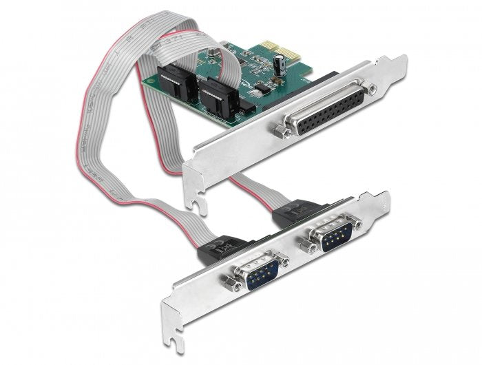 Delock Card Pci Express a 2 X Serie RS-232 + 1 X Paralelo IEEE1284
