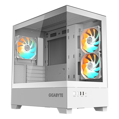 Gigabyte PC Case C201 Panoramic Ice Tower Media, M-atx — image 1
