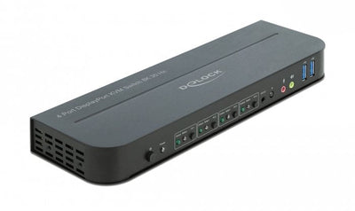 Delock DisplayPort 1.4 KVM Switch 8K 30 HZ With USB 3.0 And Audio — image 1