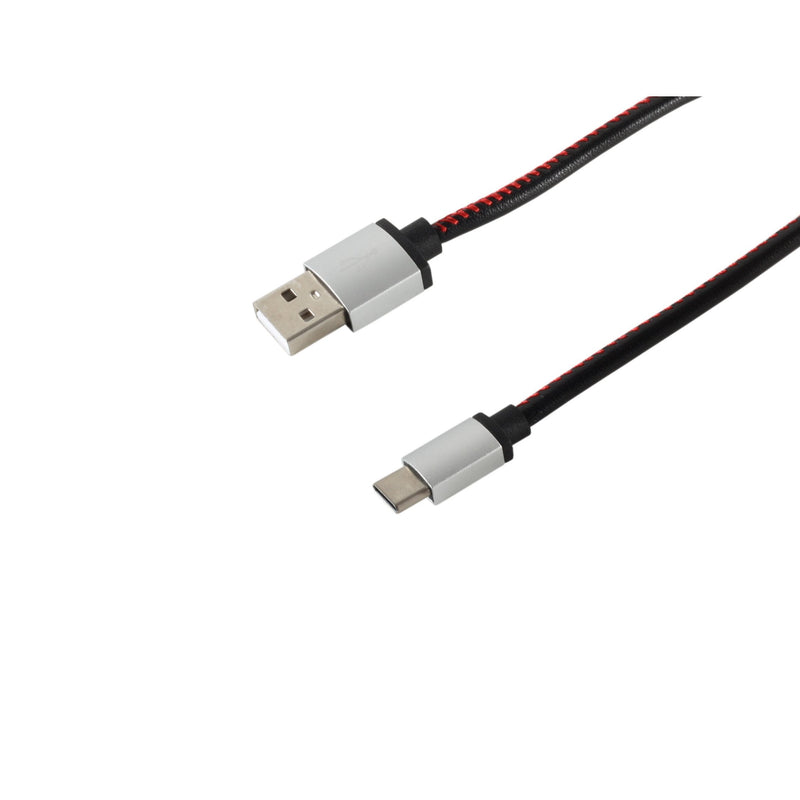 S-conn 14-50099 USB Cable 0,9M USB 2.0 USB a USB C Black Red