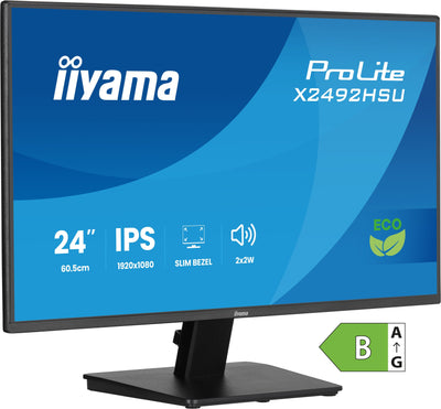 Iiyama Monitor Prolite X2492HSU-B1 24 1920 X 1080 Pixels Full HD LED Black — image 1