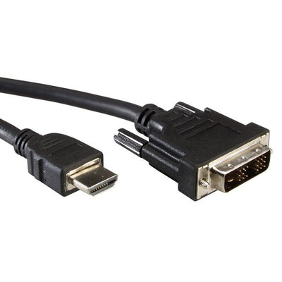 Value DVI - HDMI 1M HDMI Type a Standard Black — image 1