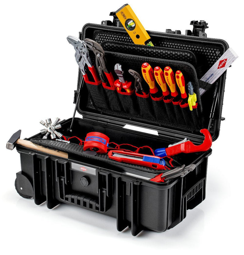 Knipex Kit Tools ROBUST26 Move Tools Sanitarias, 17 Partes, With Rango Tools Instaladores