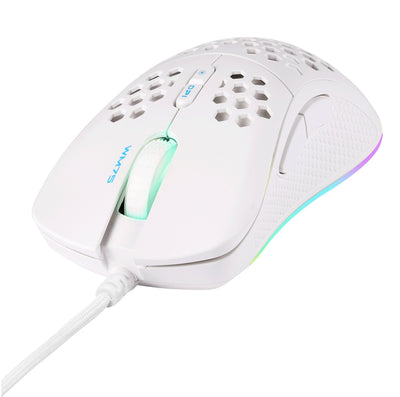Deltaco Mouse Gaming WM75 Usb, Rgb, White — image 1