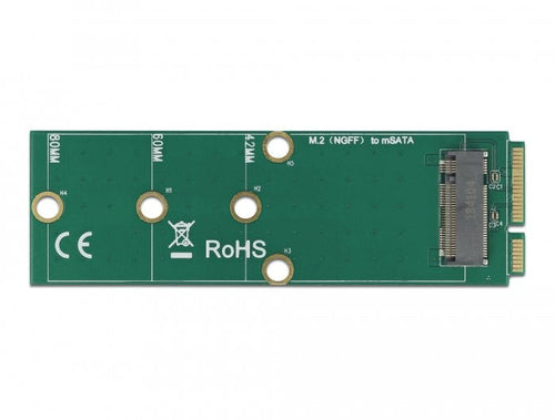 Delock Adapter Msata a Slot M.2 Key B — image 1