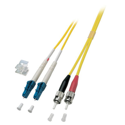 Efb Duplex Network Cable Lc-st OS2 G652D 15M Lszh 2MM Yellow — image 1
